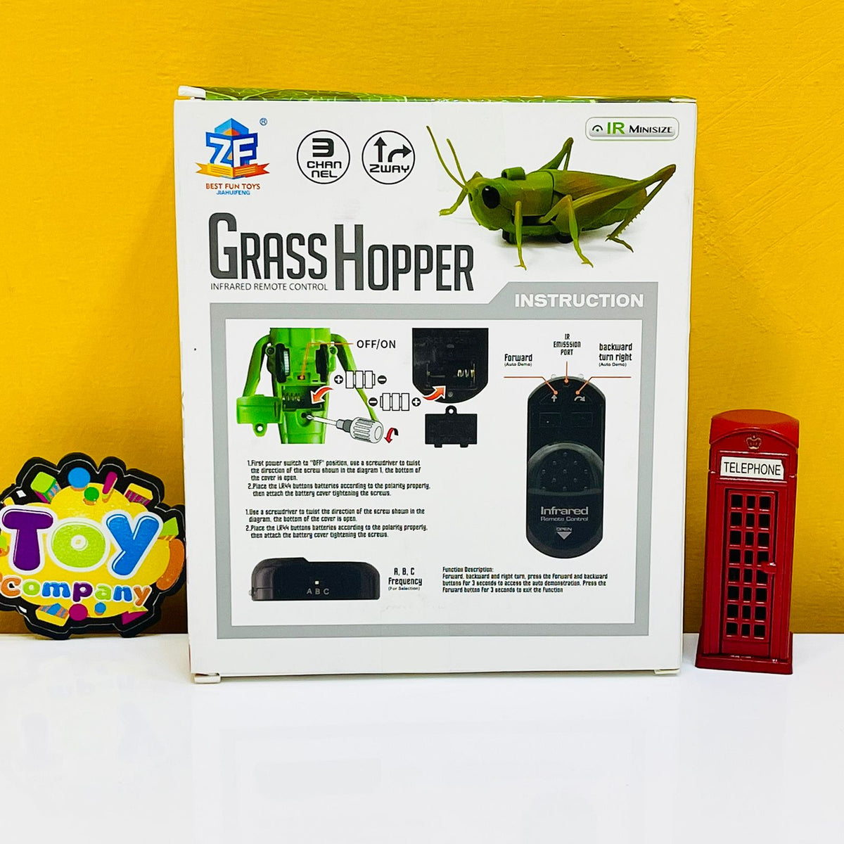 Grass Hopper with Infrared Remote