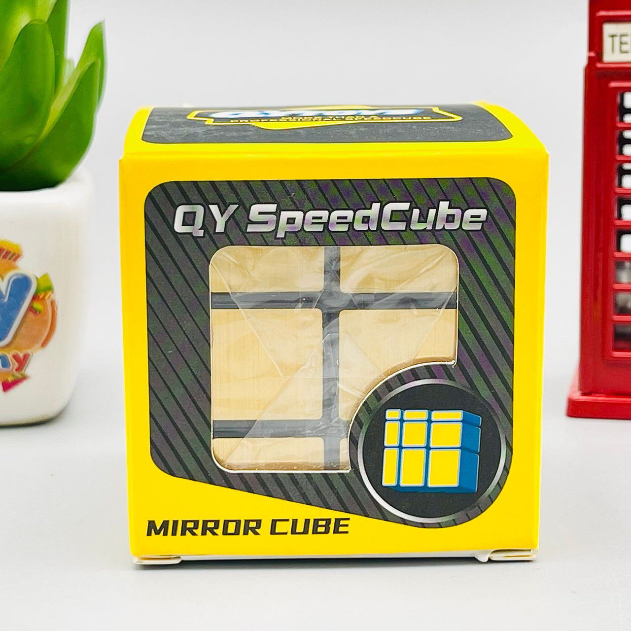 QY Mirror Speed Cube 3x3 Silver/Golden