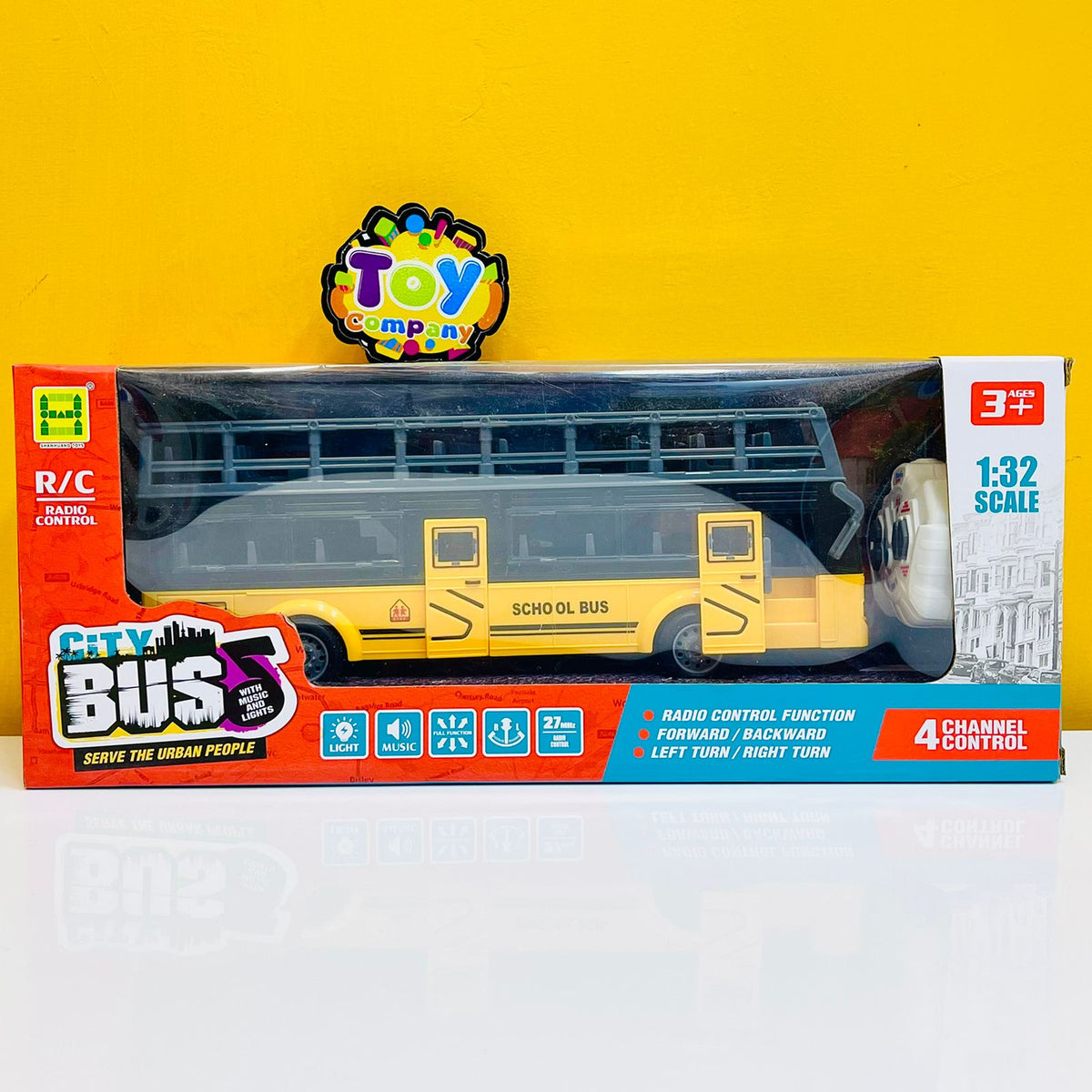 Rechargeable Remote Control Bus Toy