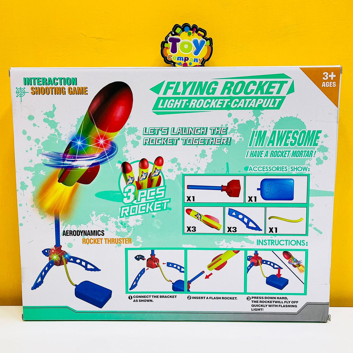 Cross Border Pedal Rocket Launcher with Dazzling Lights