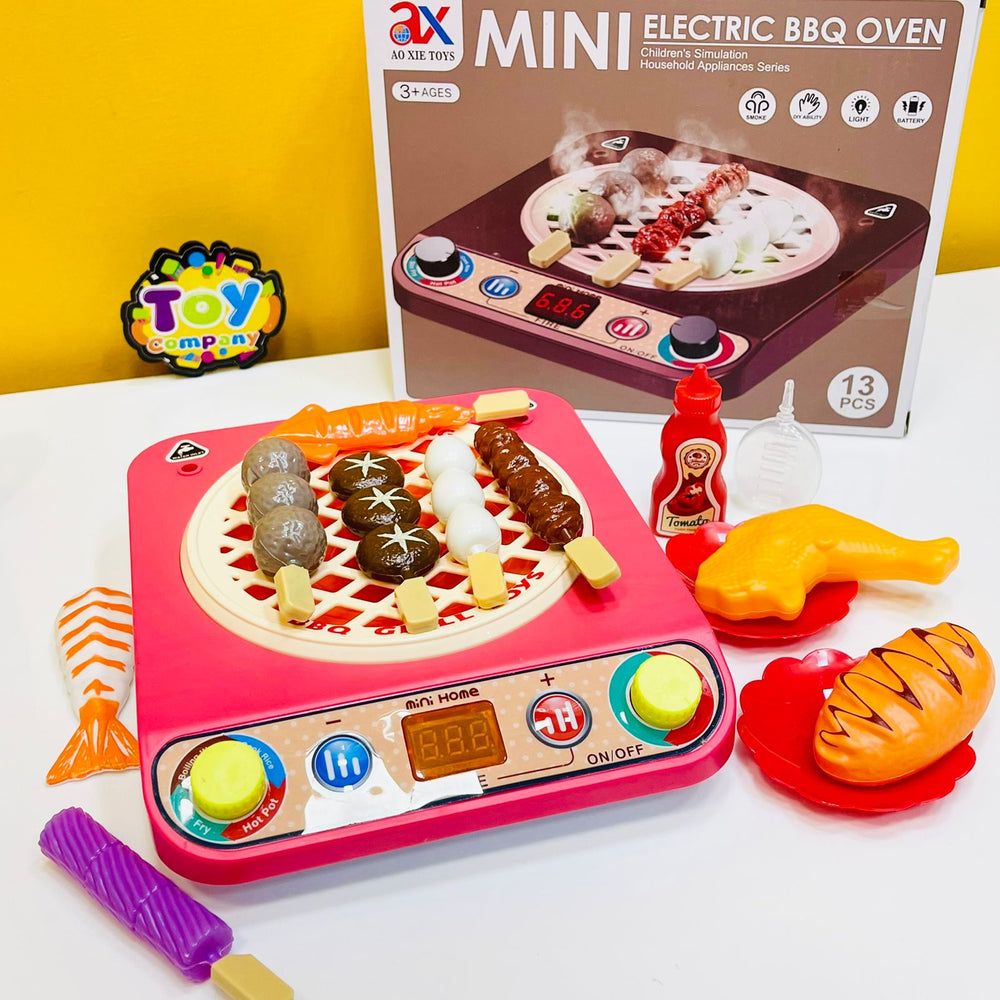 Mini Electric BBQ Oven with Simulation Smoke