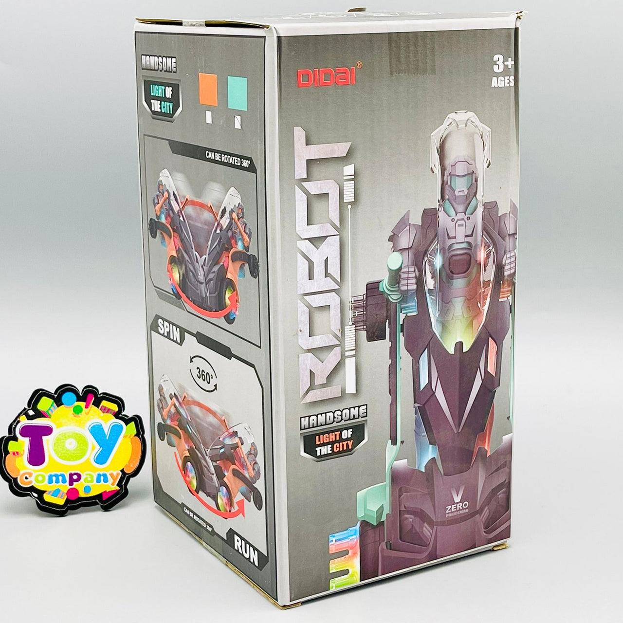 Transforming Robot with Protection Shield