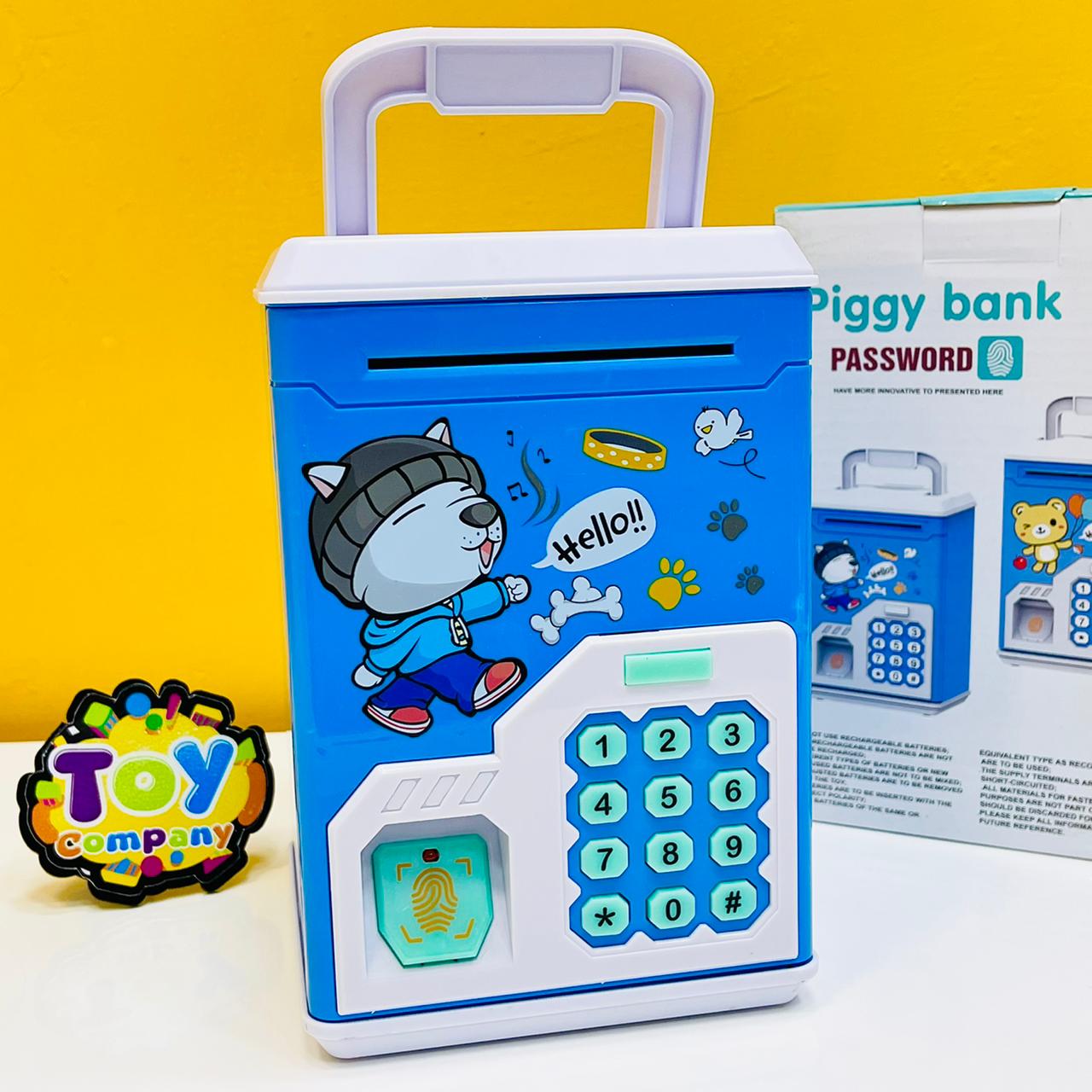 Electronic Piggy Bank ATM with Password & Finger Unlock