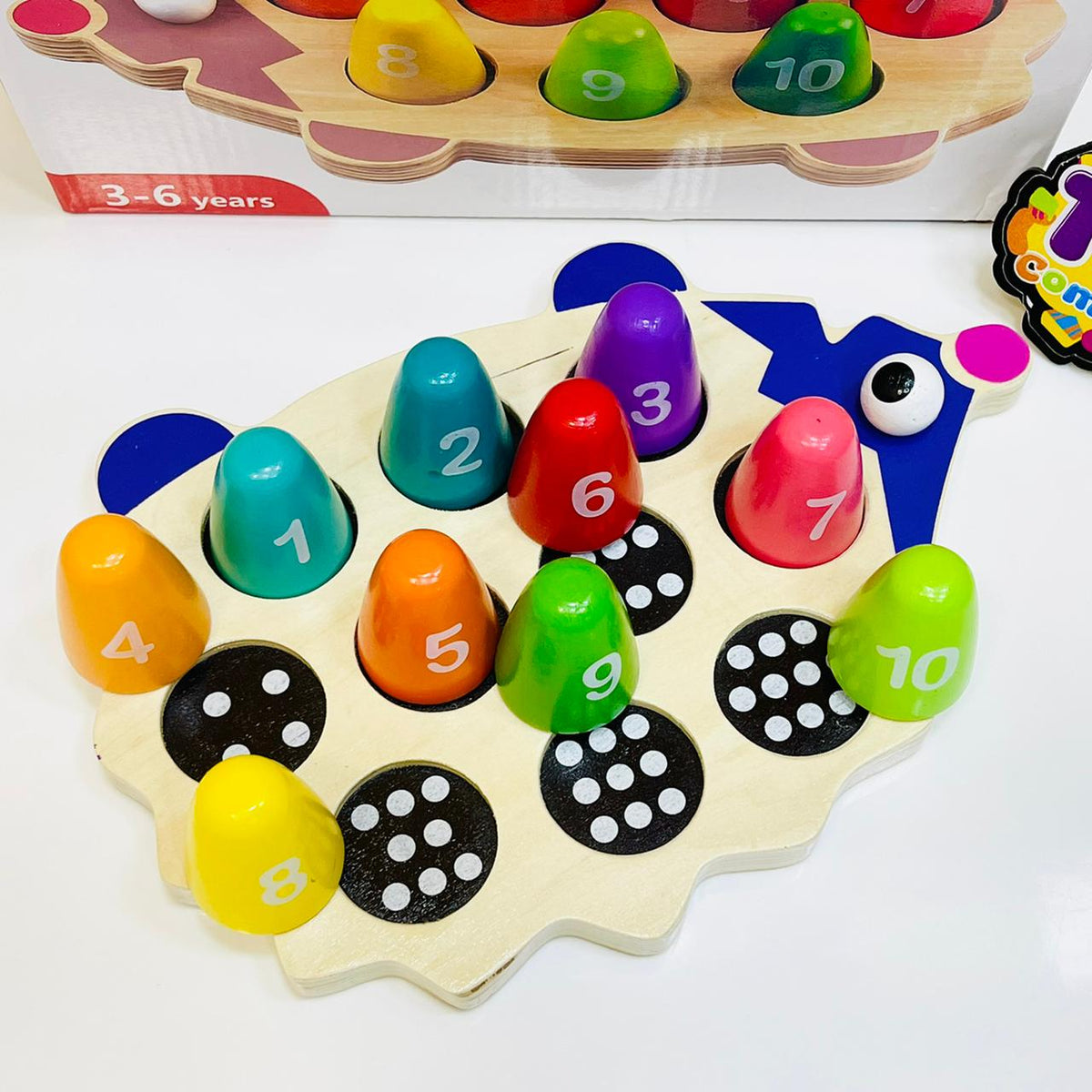 Hedgehog Balance Wooden Toy