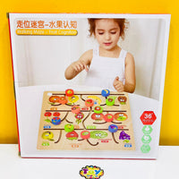 Walking Maze Fruit Cognition Puzzle