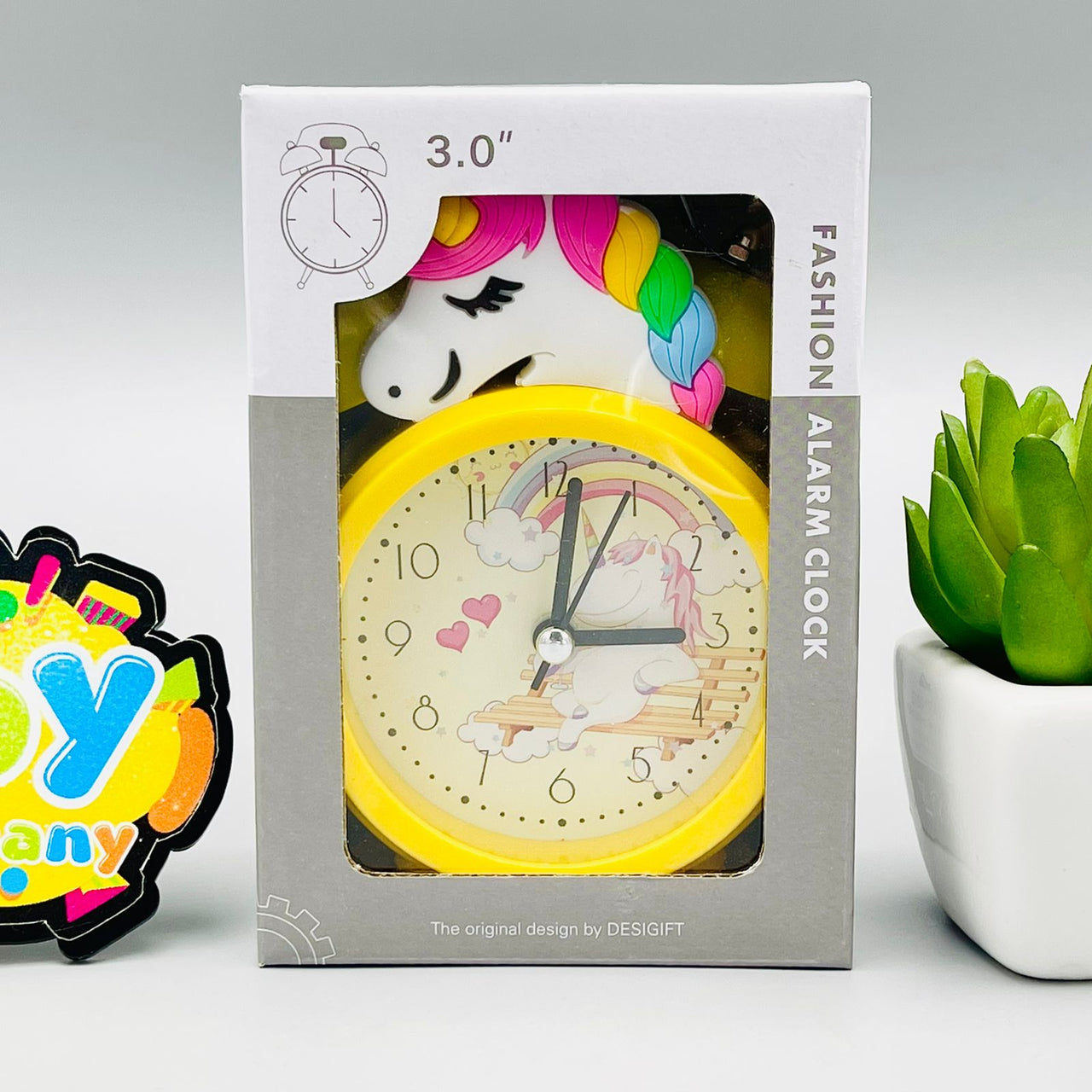 Unicorn Table Alarm Clock