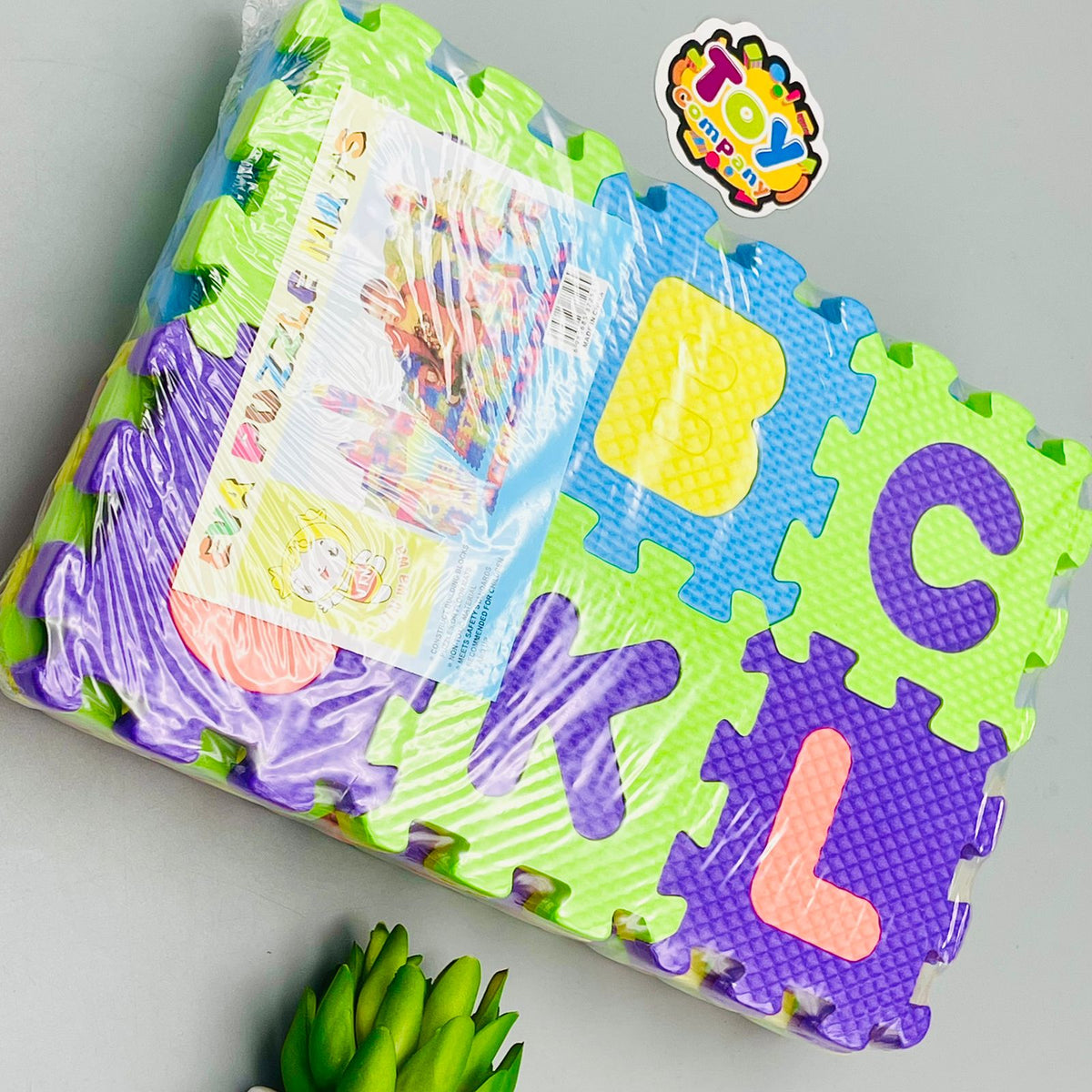 Puzzle Mats With Alphabets & Numbers - Small