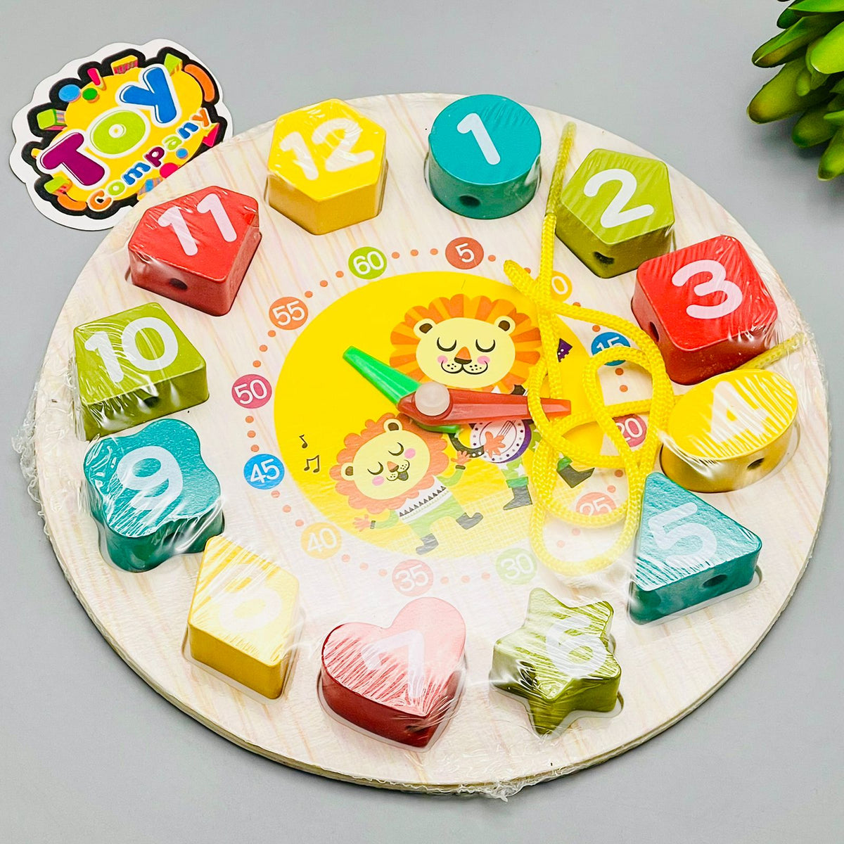Seton Wooden Puzzle Clock