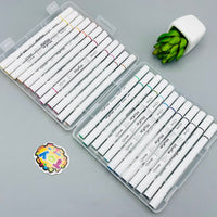 Premium 24 Color Twin Brush Markers
