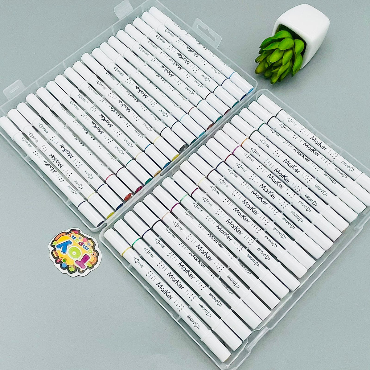 Premium 36 Colors Twin Brush Markers