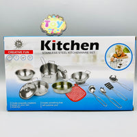 Stainless Steel Colorful Cookware Kitchen Set