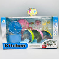 Stainless Steel Colorful Cookware Kitchen Set