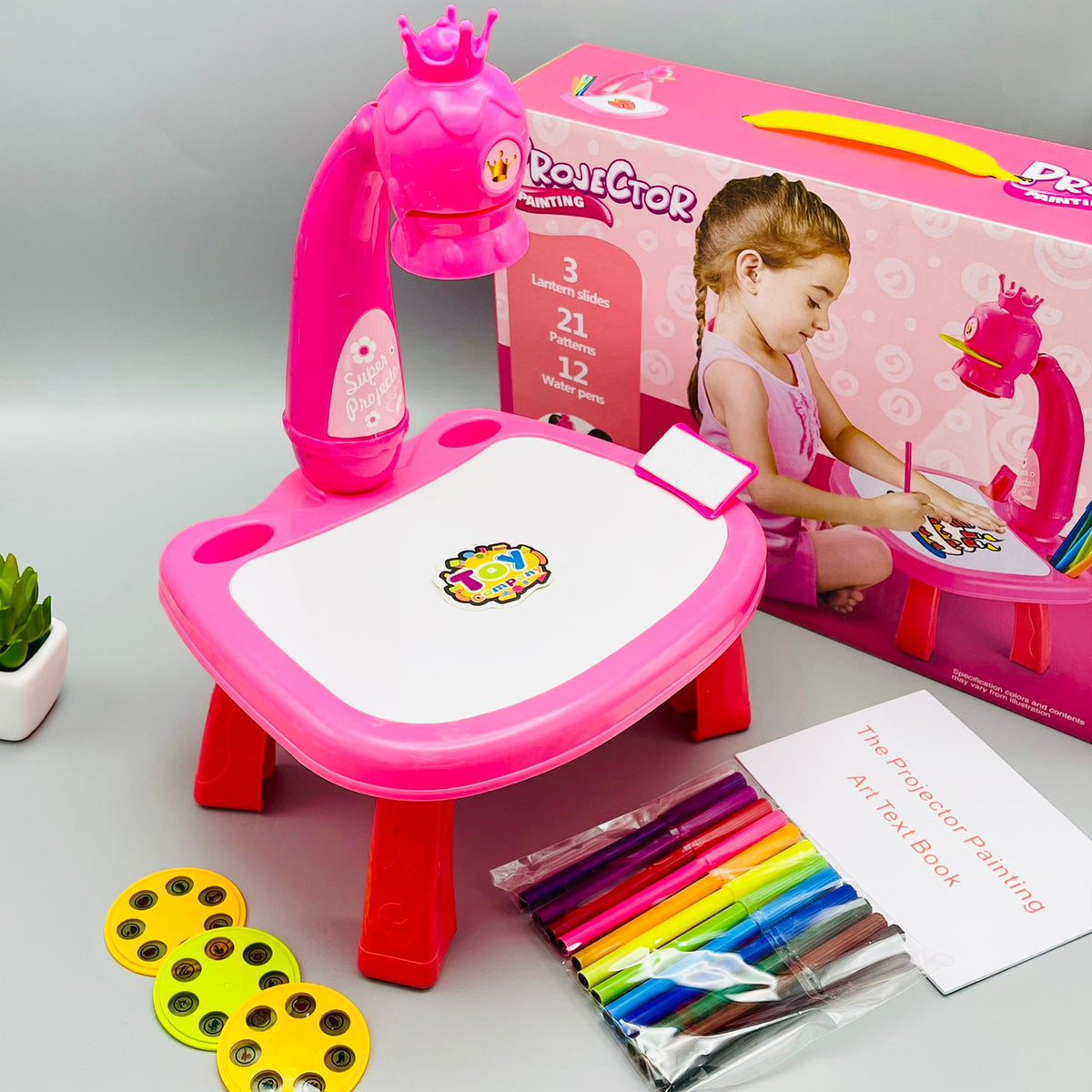 Projector Painting Desk for Kids