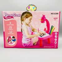 Projector Painting Desk for Kids