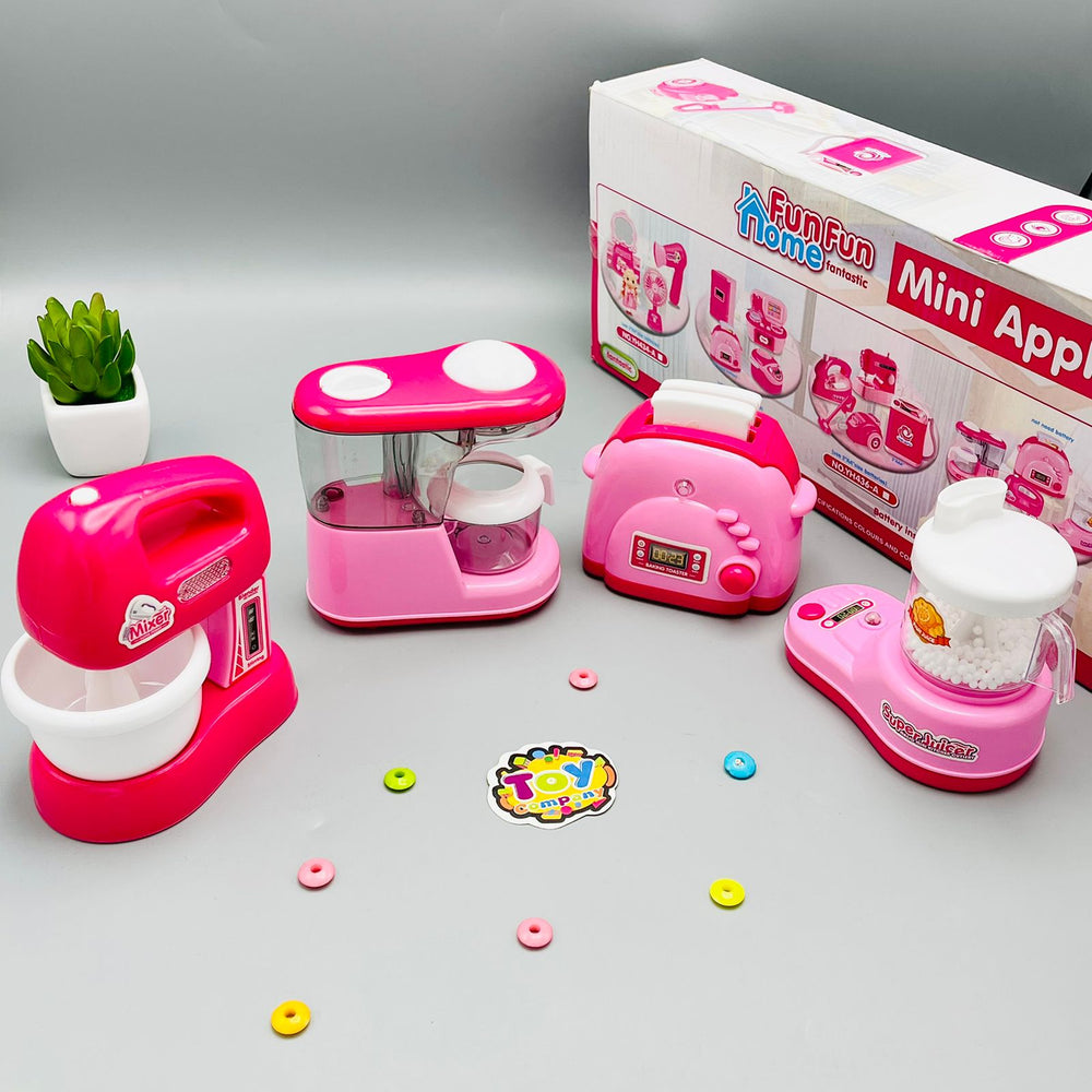 Battery Operated Mini Appliances Set of 4