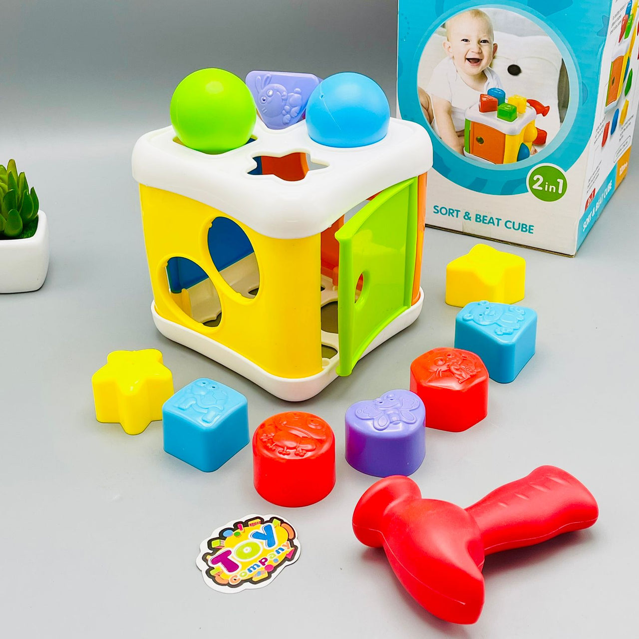 2-in-1 Sort & Beat Cube