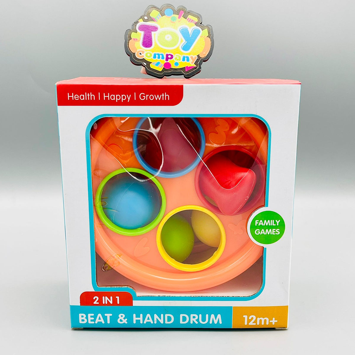 2-in-1 Beat & Hand Drum Toy
