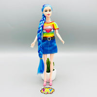 Fashion Colorful Long Hair Doll - 11 Inches