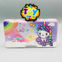 Multifunctional Unicorn Pencil Box with Sharpener