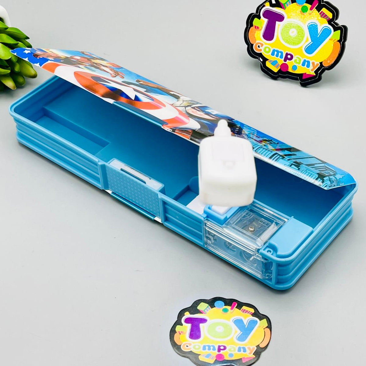 Magnetic Geometry Box with Light & Sharpener