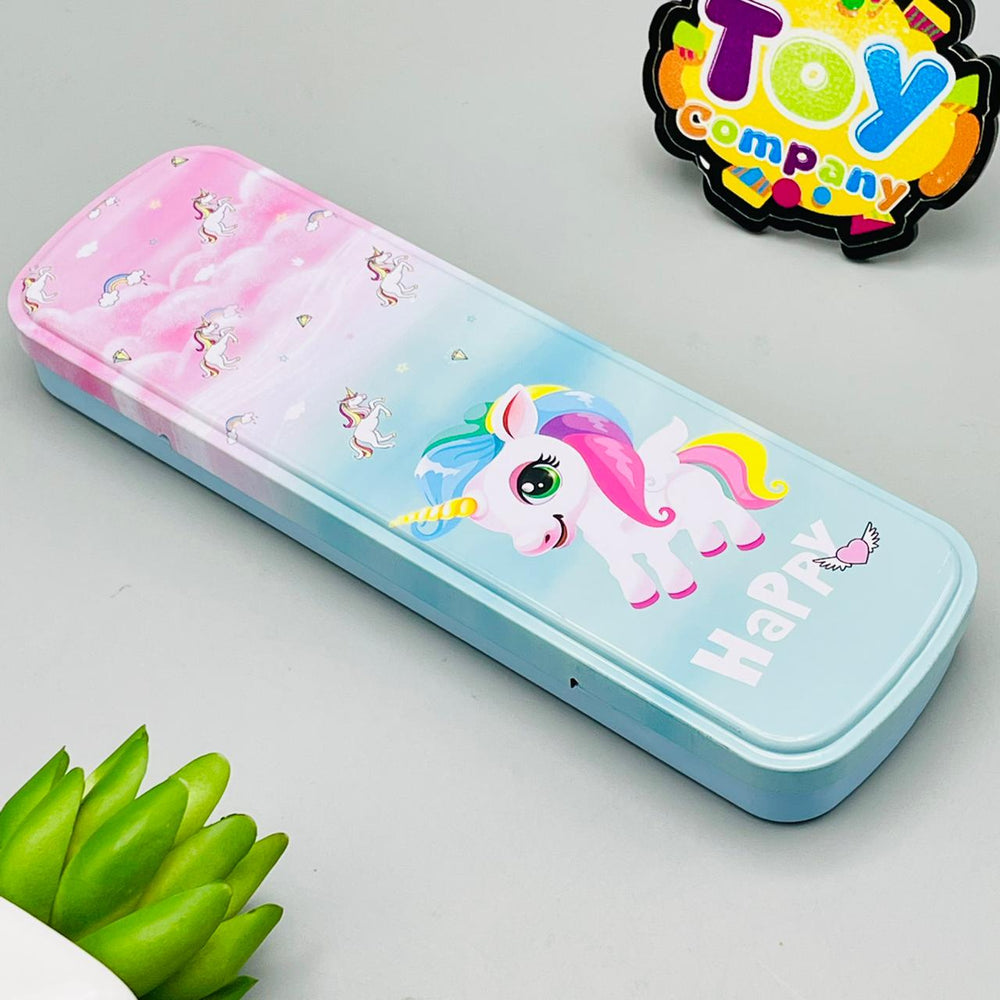 2-in-1 Unicorn Tin Geometry Box