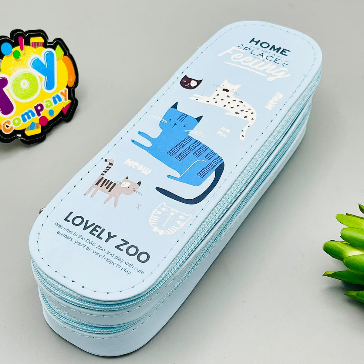 Premium 2-in-1 Pencil Pouch - Blue