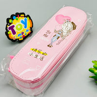 Premium 2-in-1 Pencil Pouch - Pink