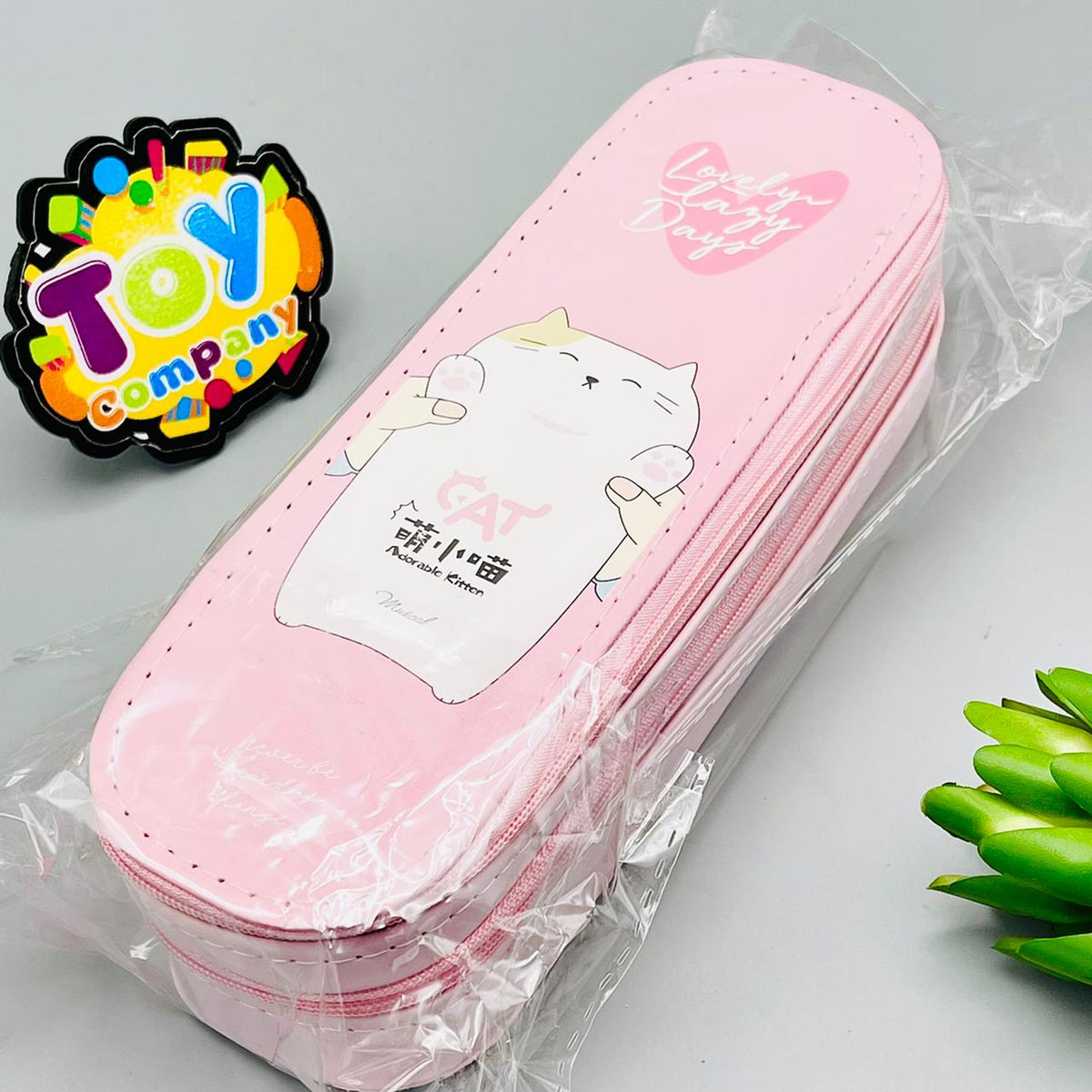 Premium 2-in-1 Pencil Pouch - Pink