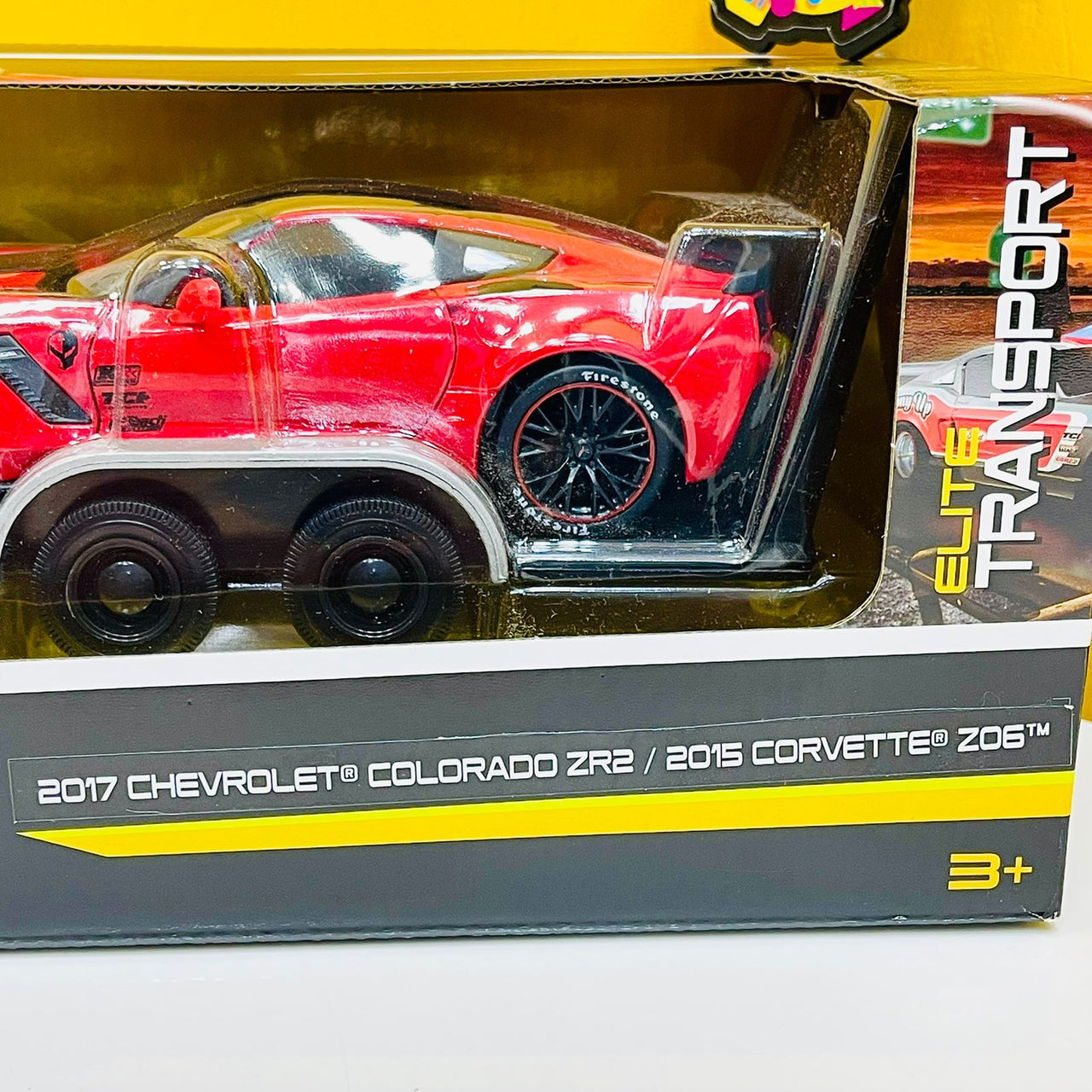 1:24 Chevy Colorado ZR2 & 2015 Corvette Z06 on Trailer