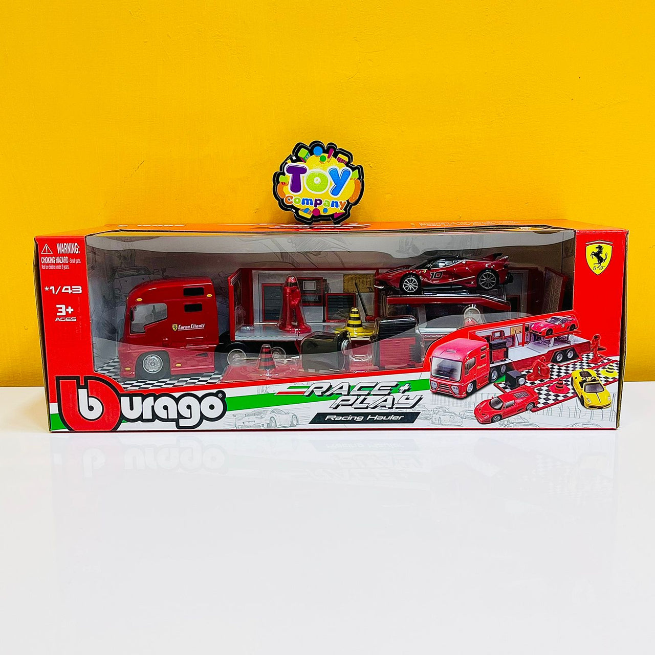 Bburago Race & Play Ferrari Hauler