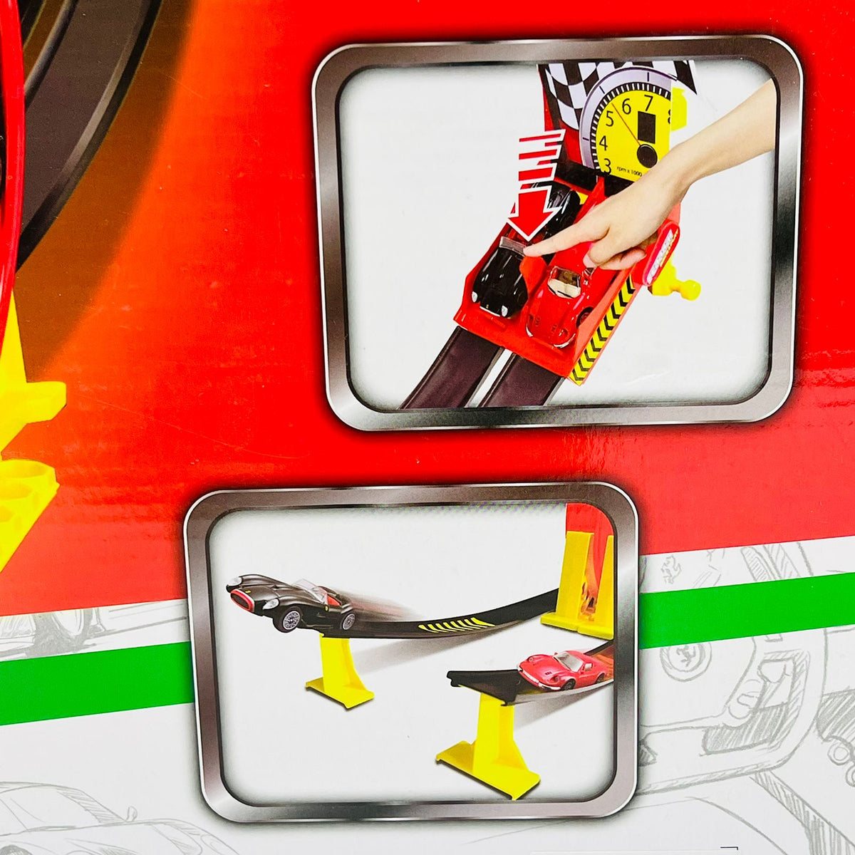 Bburago Ferrari 1/43 Race & Play Dual Loop Set