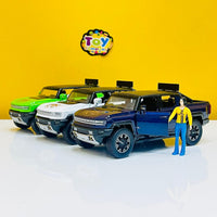 1:32 Diecast Hard Top Hummer EV Pickup Truck with Miniature
