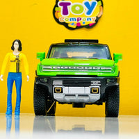 1:32 Diecast Hard Top Hummer EV Pickup Truck with Miniature
