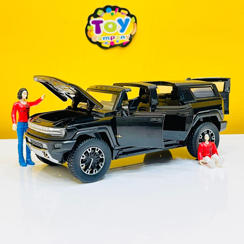 1:32 Diecast Hummer EV Pickup Truck with Miniature - Cabriolet