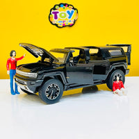 1:32 Diecast Hummer EV Pickup Truck with Miniature - Cabriolet