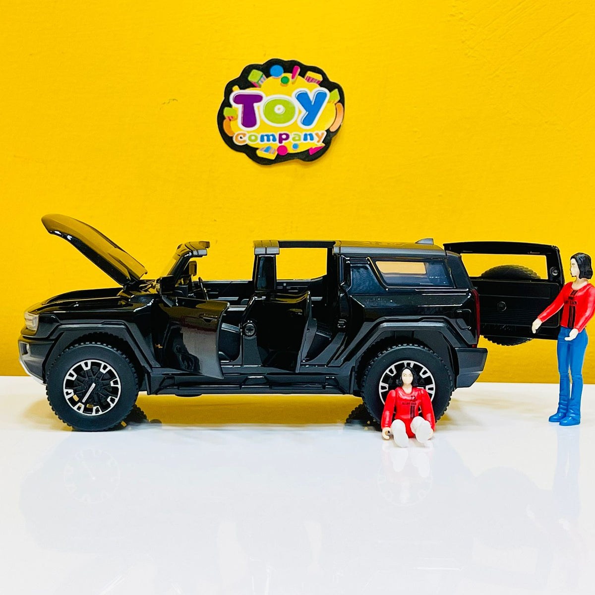 1:32 Diecast Hummer EV Pickup Truck with Miniature - Cabriolet