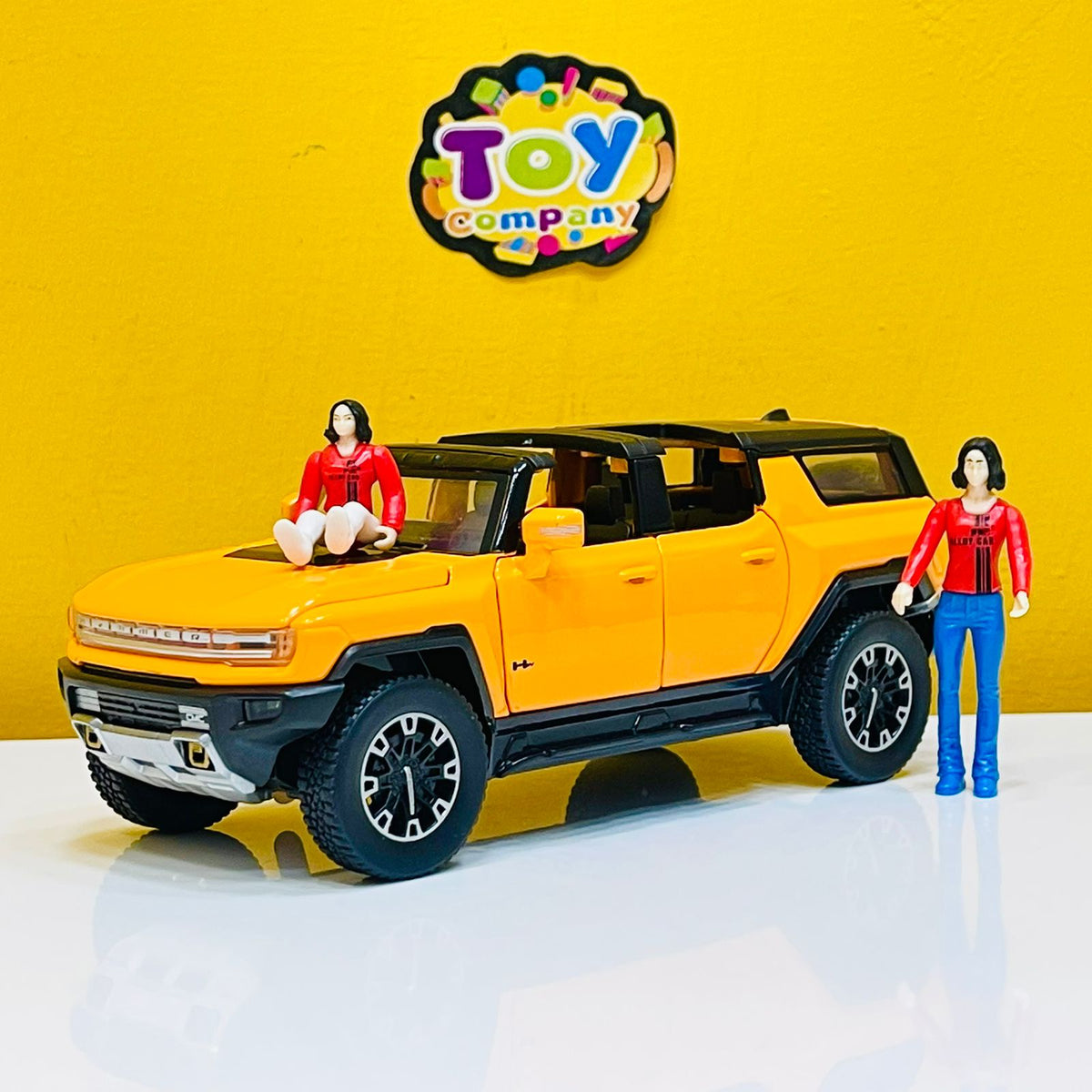 1:32 Diecast Hummer EV Pickup Truck with Miniature - Cabriolet