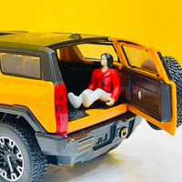 1:32 Diecast Hummer EV Pickup Truck with Miniature - Cabriolet