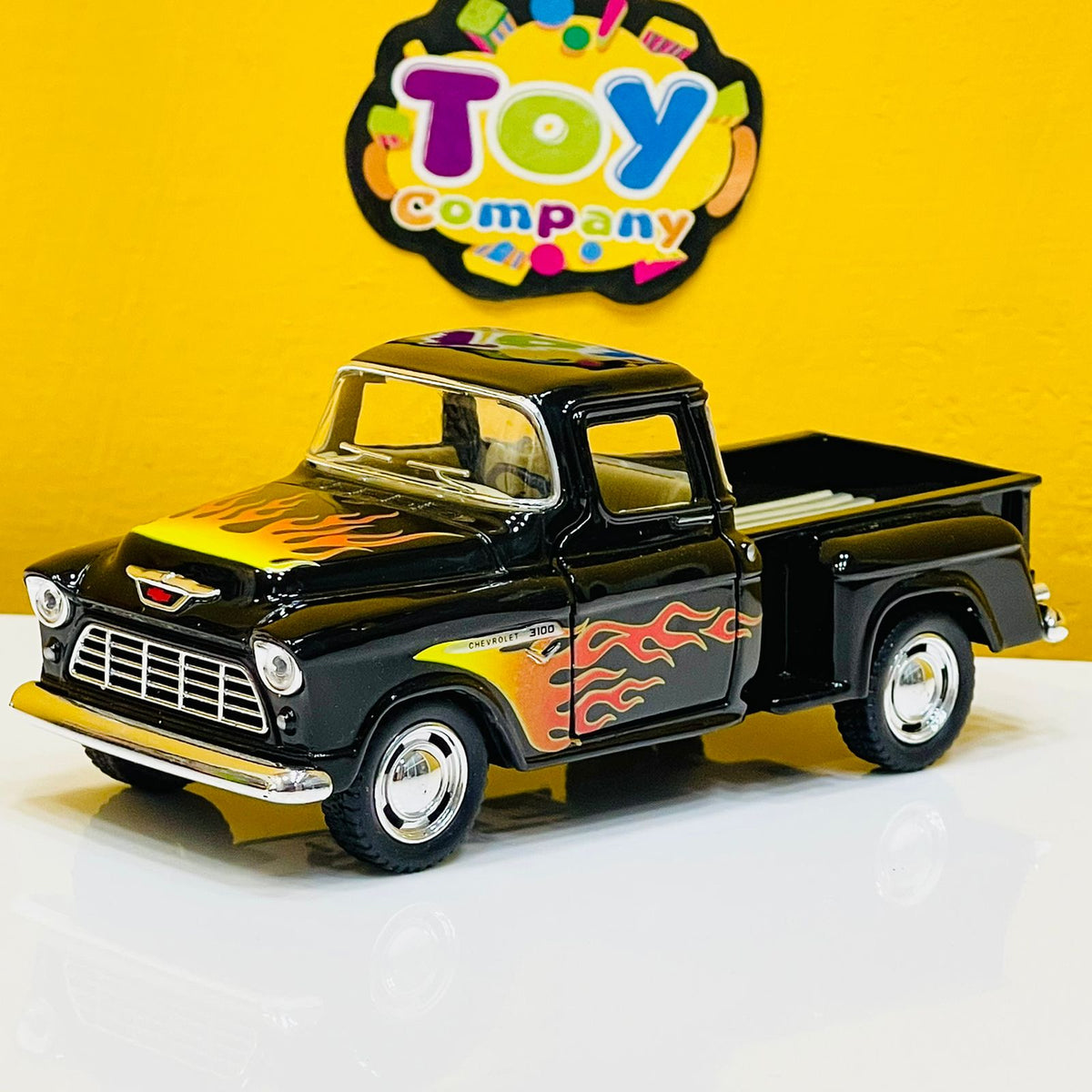 Kinsmart 1:32 1955 Chevy Stepside Pickup Truck - Printed