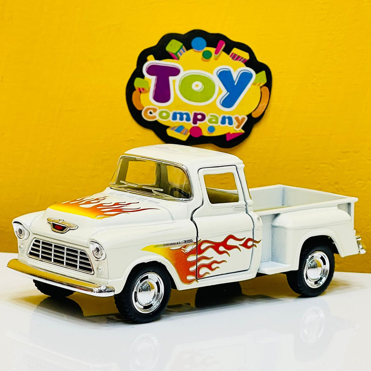 Kinsmart 1:32 1955 Chevy Stepside Pickup Truck - Printed