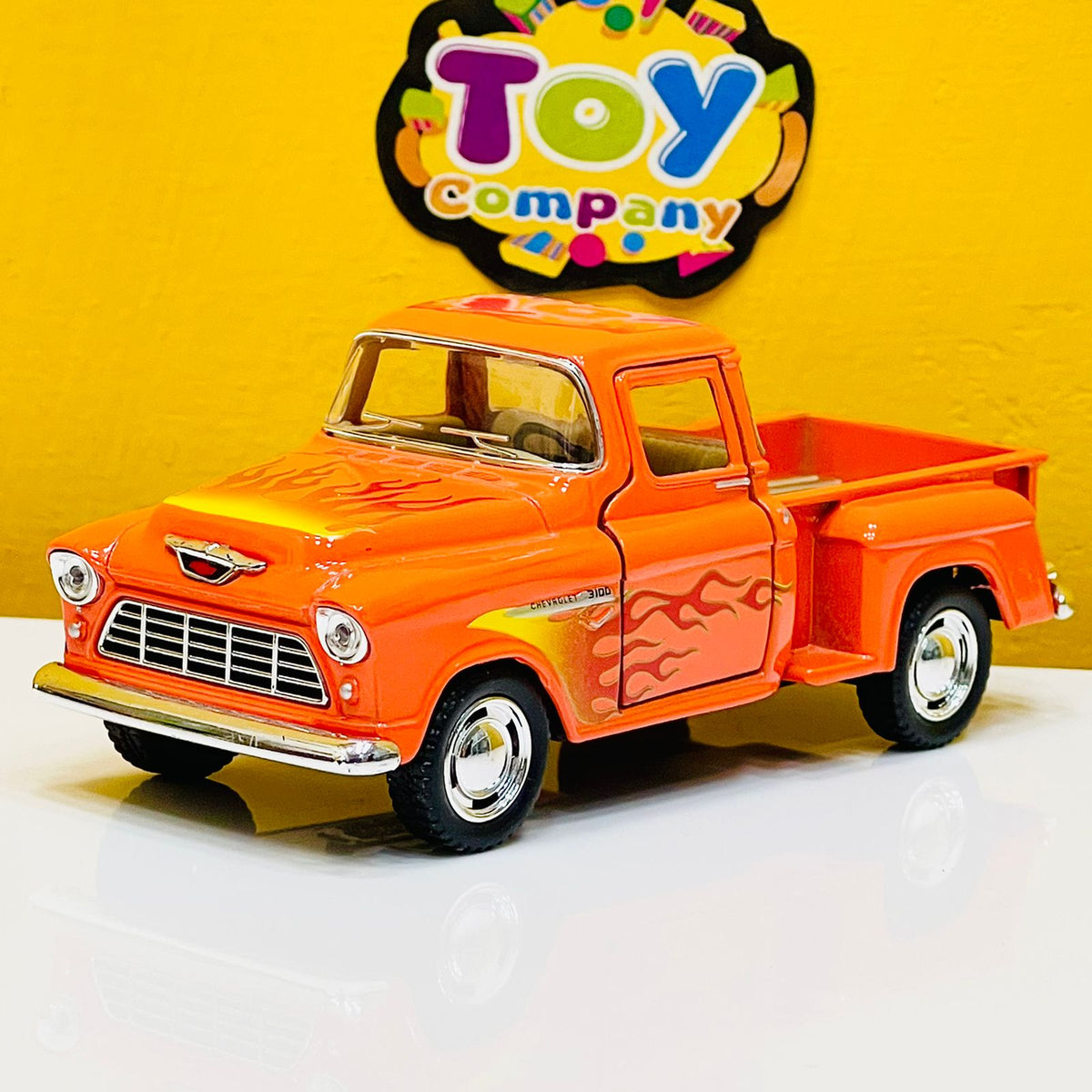 Kinsmart 1:32 1955 Chevy Stepside Pickup Truck - Printed