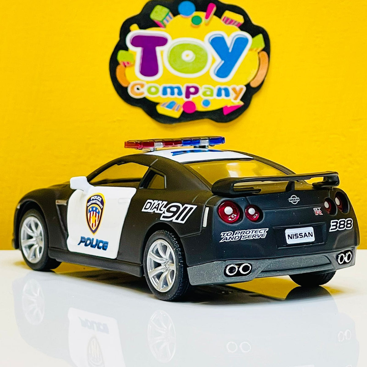 Kinsmart 2009 Nissan GT-R R35 - Police