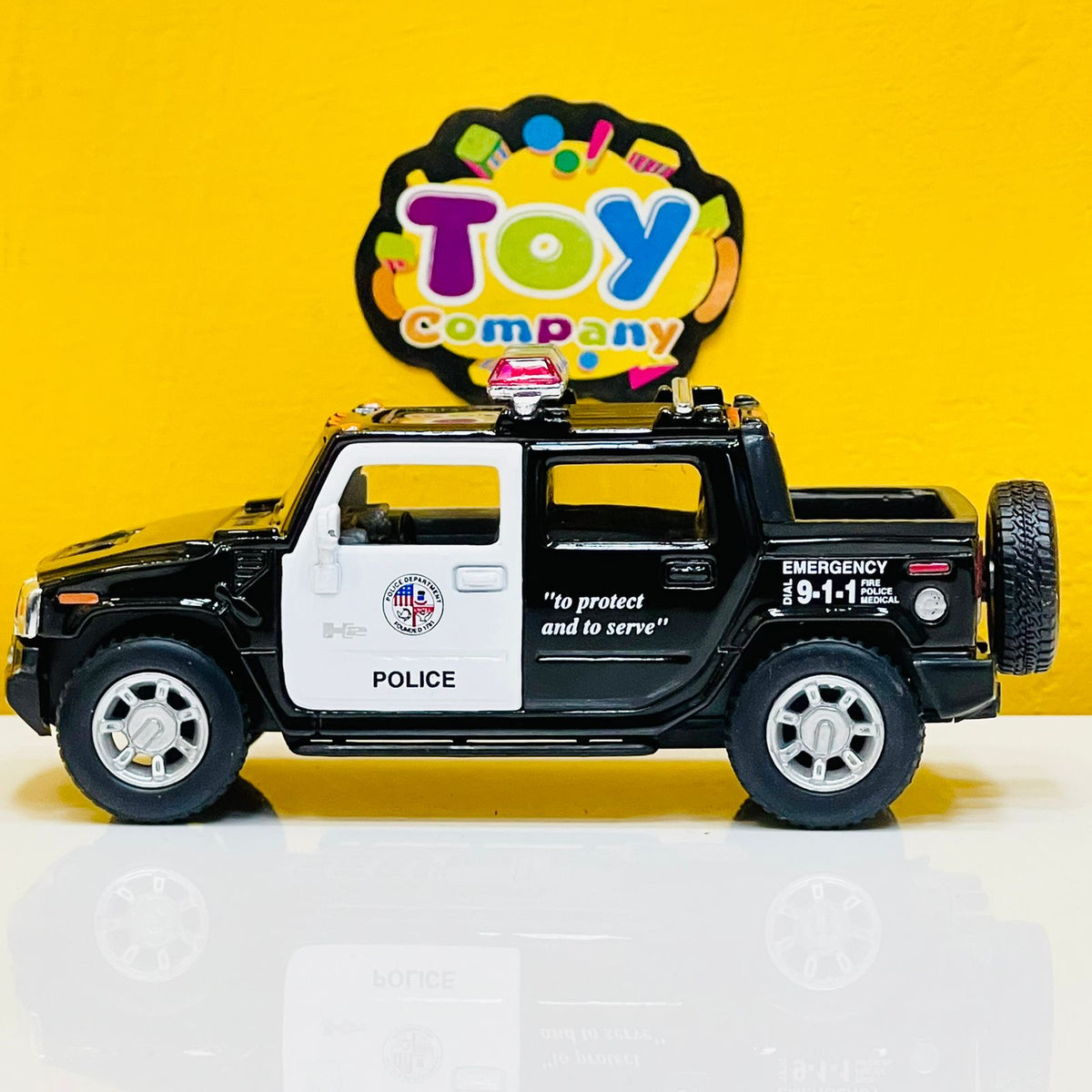 Kinsmart 2005 Hummer H2 - Police
