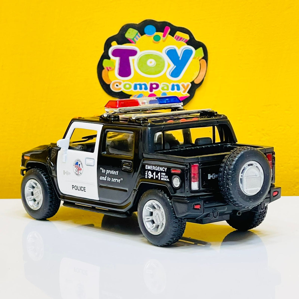 Kinsmart 2005 Hummer H2 - Police
