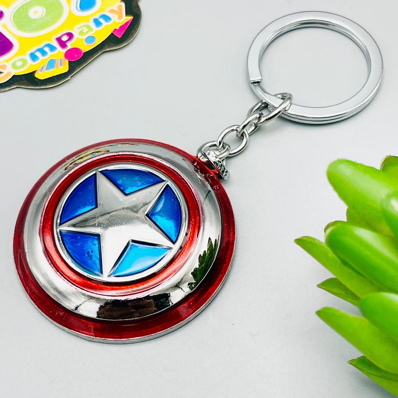 Marvel Captain America Shield Metal Key Chain