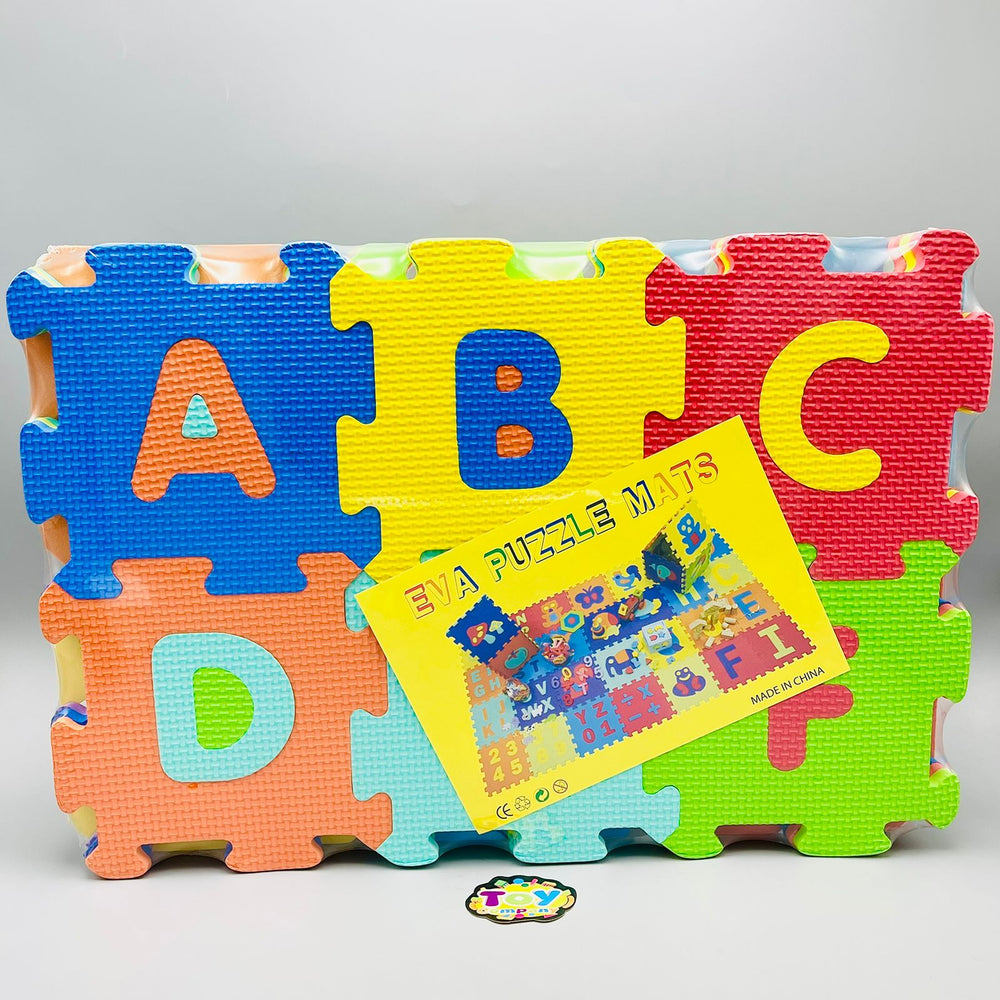 EVA Soft Puzzle Mat with Alphabets & Numbers