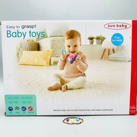 8Pcs Baby Rattles & Teethers Set