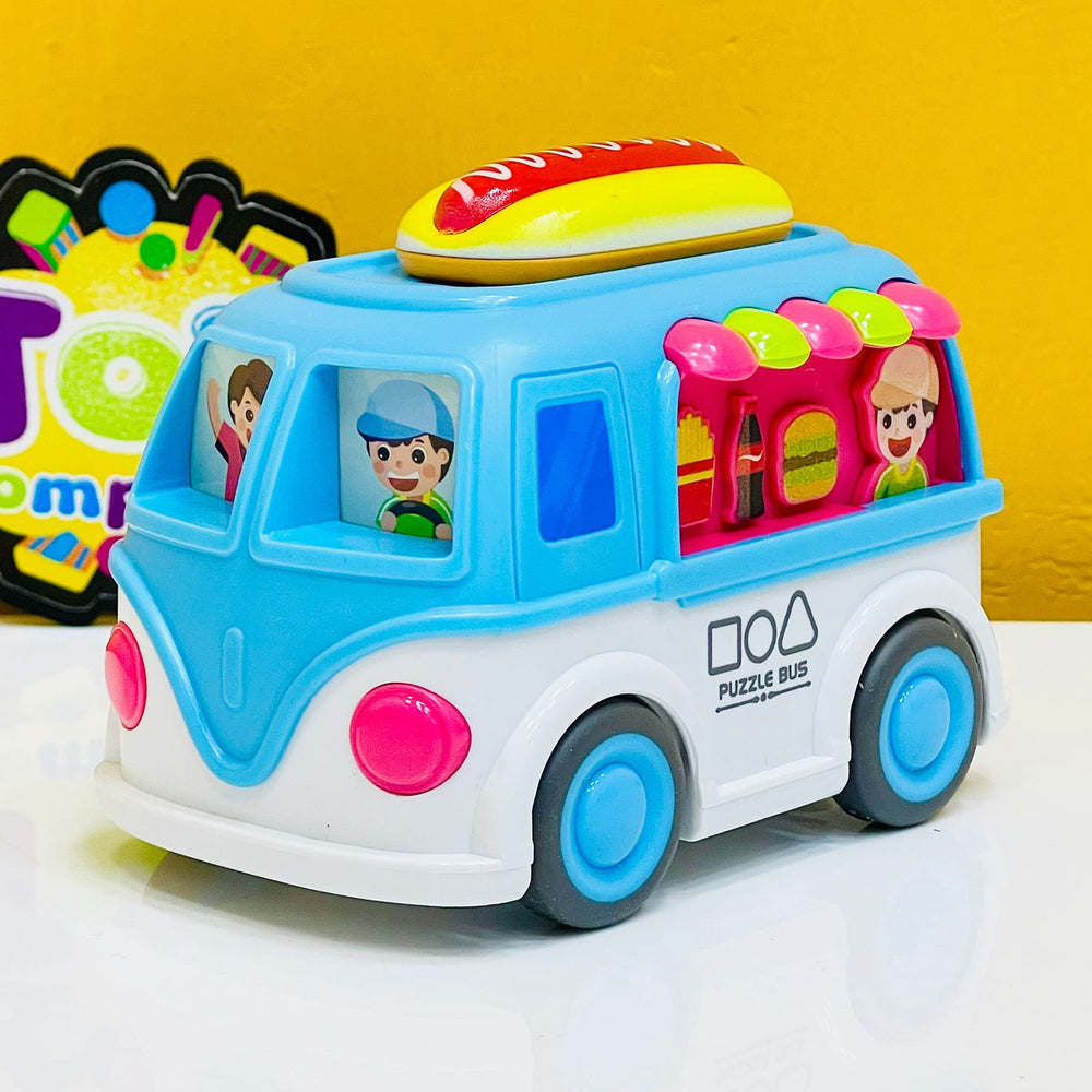 Friction Cartoon Bus Toy