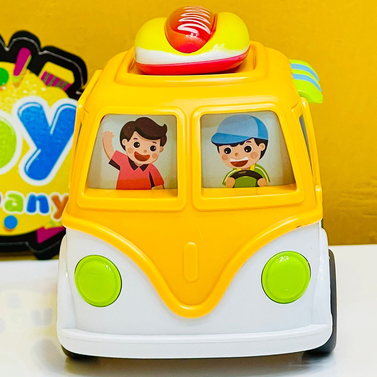 Friction Cartoon Bus Toy