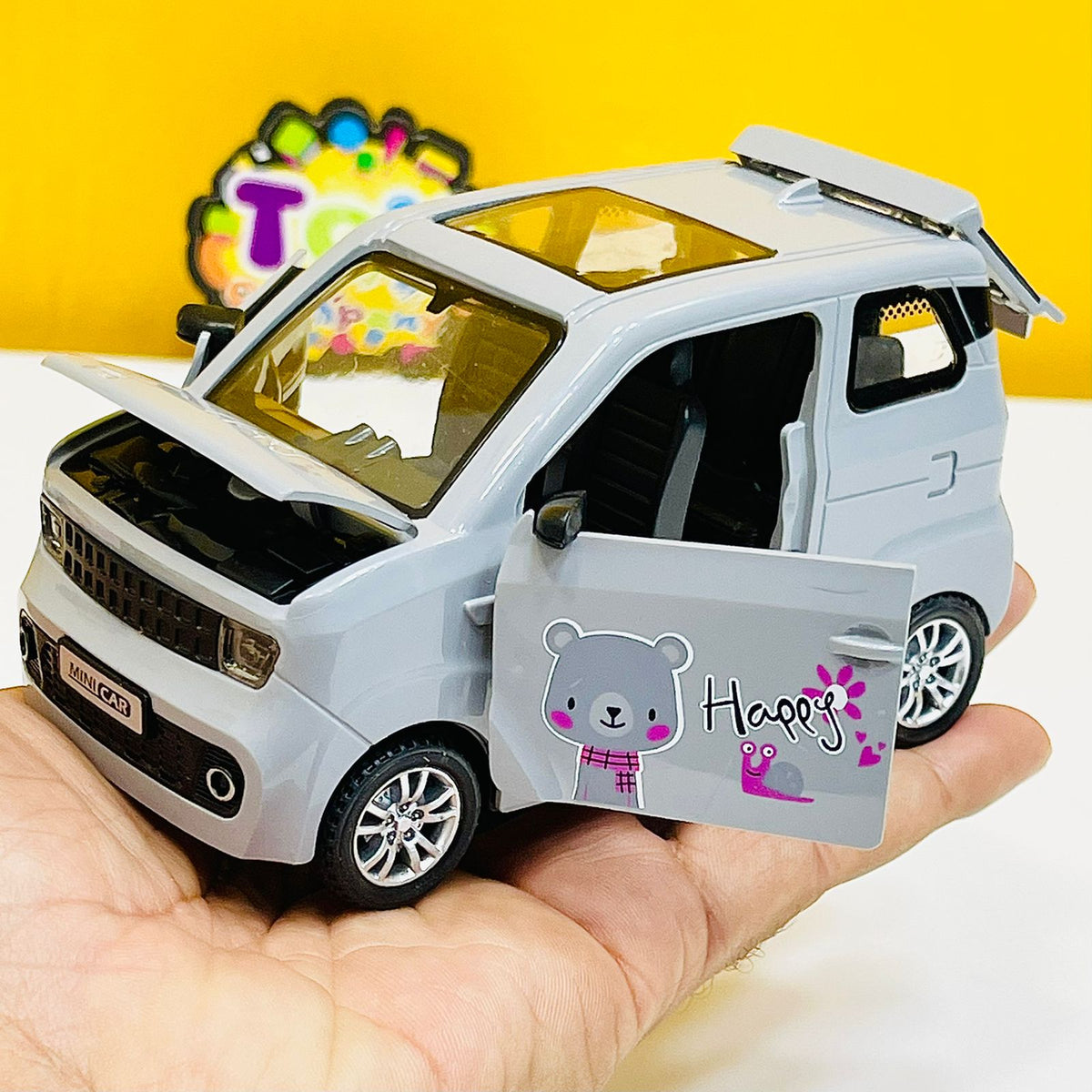 Mini Friction Car with Openable Doors, Boot & Bonnet